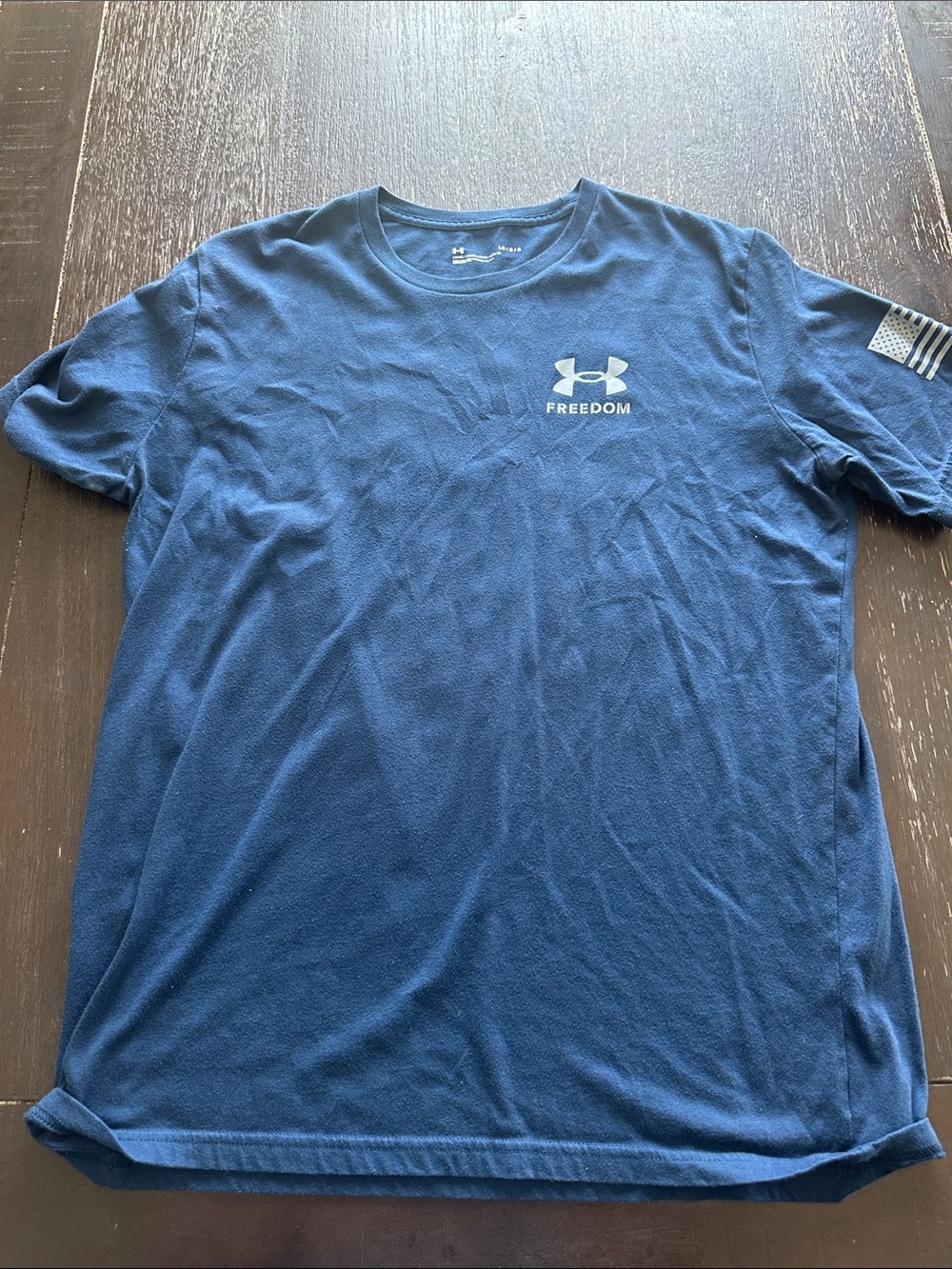 Under Armour Men’s Freedom Logo Short Sleeve Tee — Blue